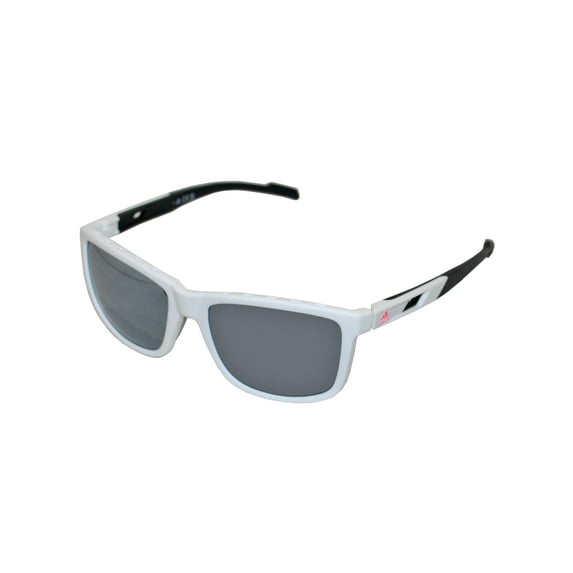 Adidas Golf Men's SP0047 Full Rim Sport Sunglasses, White Frame/Smoke Lens -