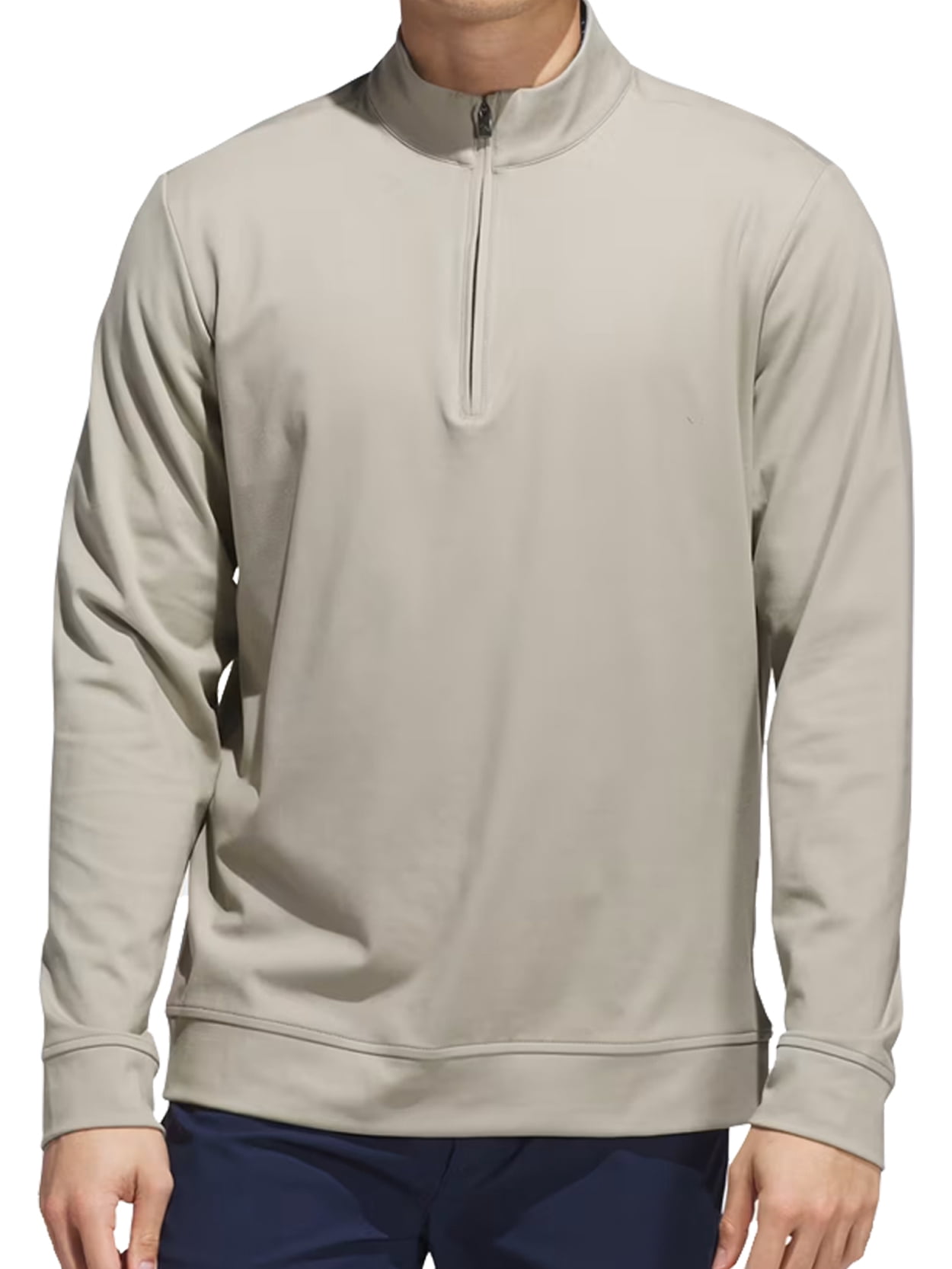 Adidas Golf Men's Ult365 Classic 1/4-Zip Pullover Top, Medium Putty Beige -