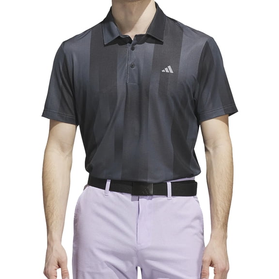 Adidas Golf Men’s Ult365 Mesh Radiant Print Polo Shirt,  X-Large Grey Six/Black -