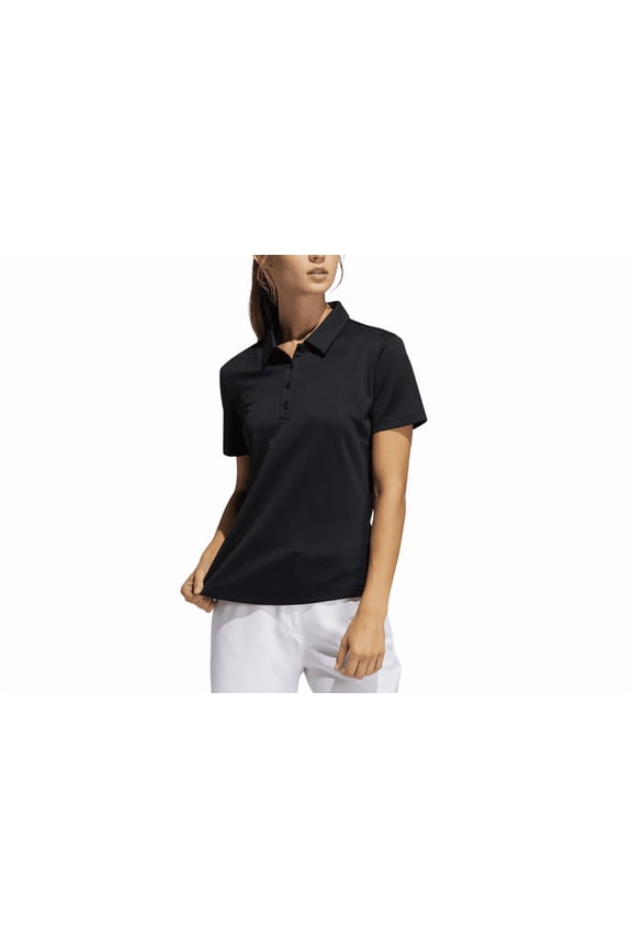Golf Tournament Primegreen Polo Shirt (Black) Women's Clothing