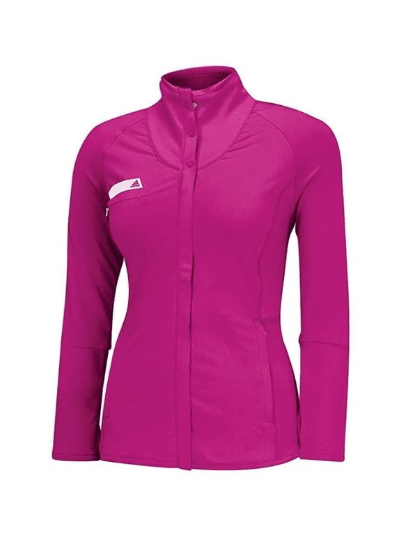 Golf Women's Puremotion Tour Jacket, Bahia Magenta/White, Large