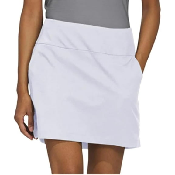 Adidas Golf Women's Standard Performance Solid Skort, White, X-Small