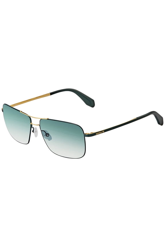 Green Gradient Rectangular Men's Sunglasses OR0003 30P 58