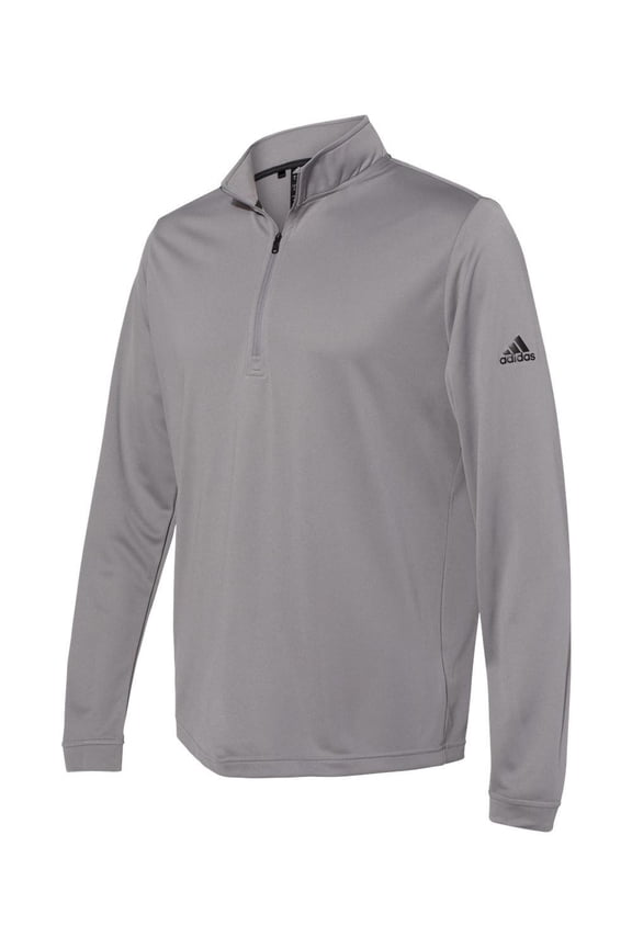 - Lightweight Quarter-Zip Pullover - A401 - Grey Three - Size: XL