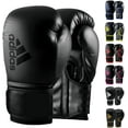 thumbnail image 1 of Adidas Hybrid 80 Boxing Gloves, for Boxing, Kickboxing, Training, and Bag, for Men and Women 6 Oz., Black, 1 of 9