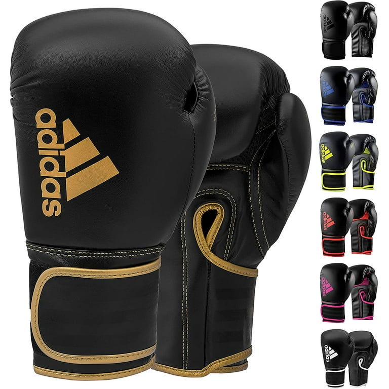 Adidas Hybrid 80 Training Gloves 8oz Black Gold