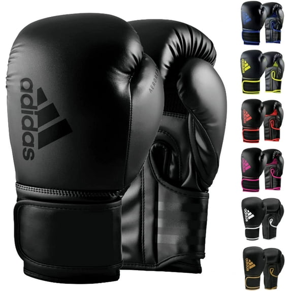 Adidas Hybrid 80 Boxing Gloves, pair set - Training Gloves for Kickboxing - Sparring Gloves for Men, Women and Kids