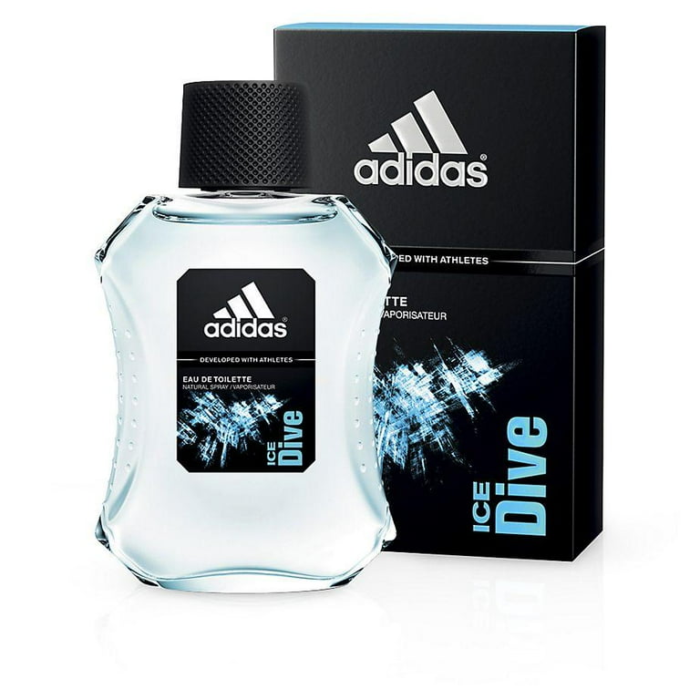 Adidas Eau De Toilette Spray Ice Dive 3.4 oz for Men Spicy Sweet Scent Walmart