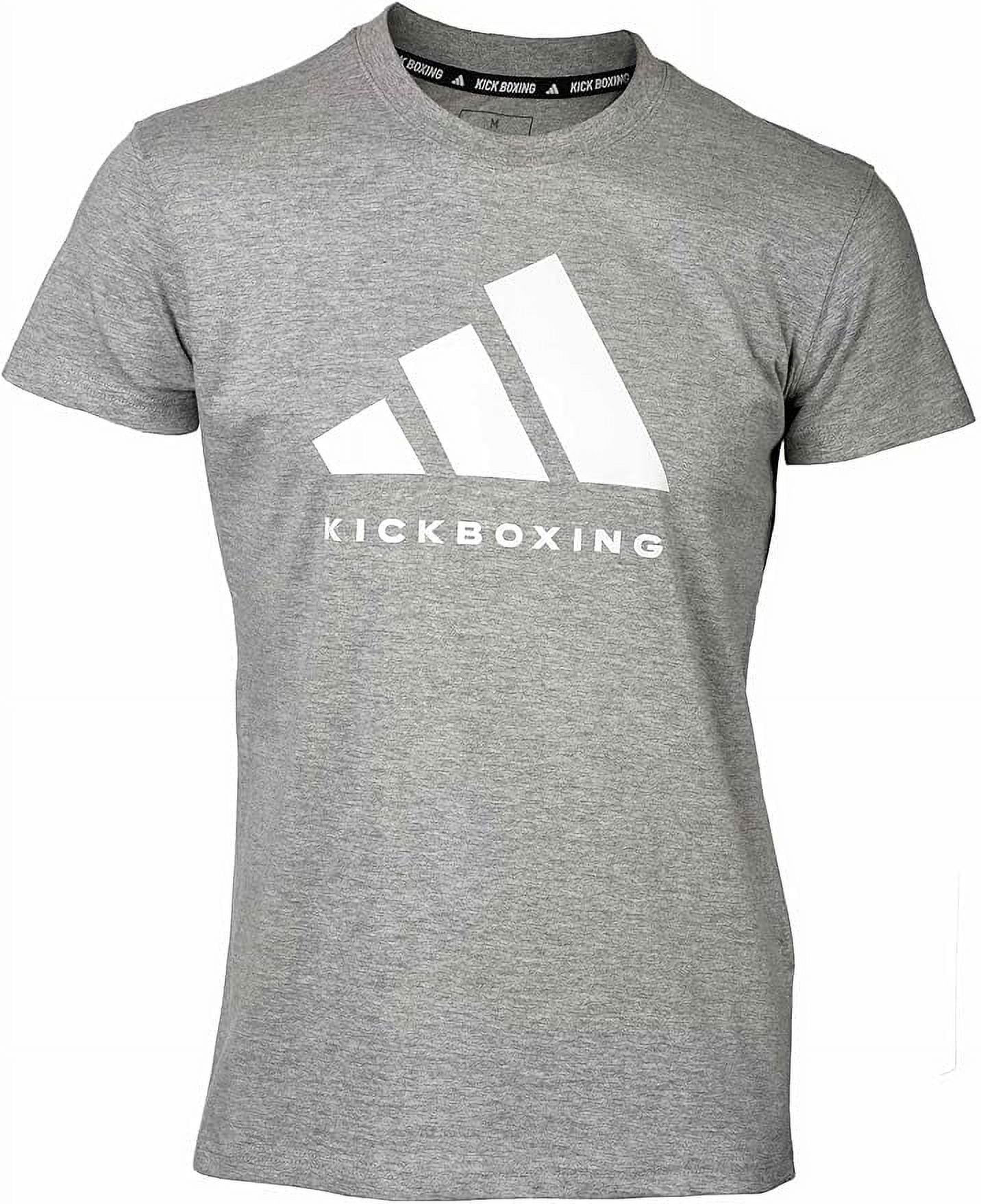 Adidas Kickboxing T-Shirt, Men's Women Athletes Essentials, Workout Shirt, Short Sleeve for Martial Arts