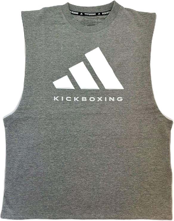 Adidas Kickboxing Tank Top, Active Workout - 100% Cotton Sleeveless Athletic Tank Men Women