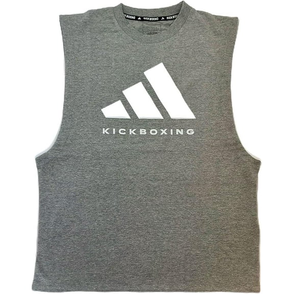 Adidas Kickboxing Tank Top, Active Workout - 100% Cotton Sleeveless Athletic Tank Men Women