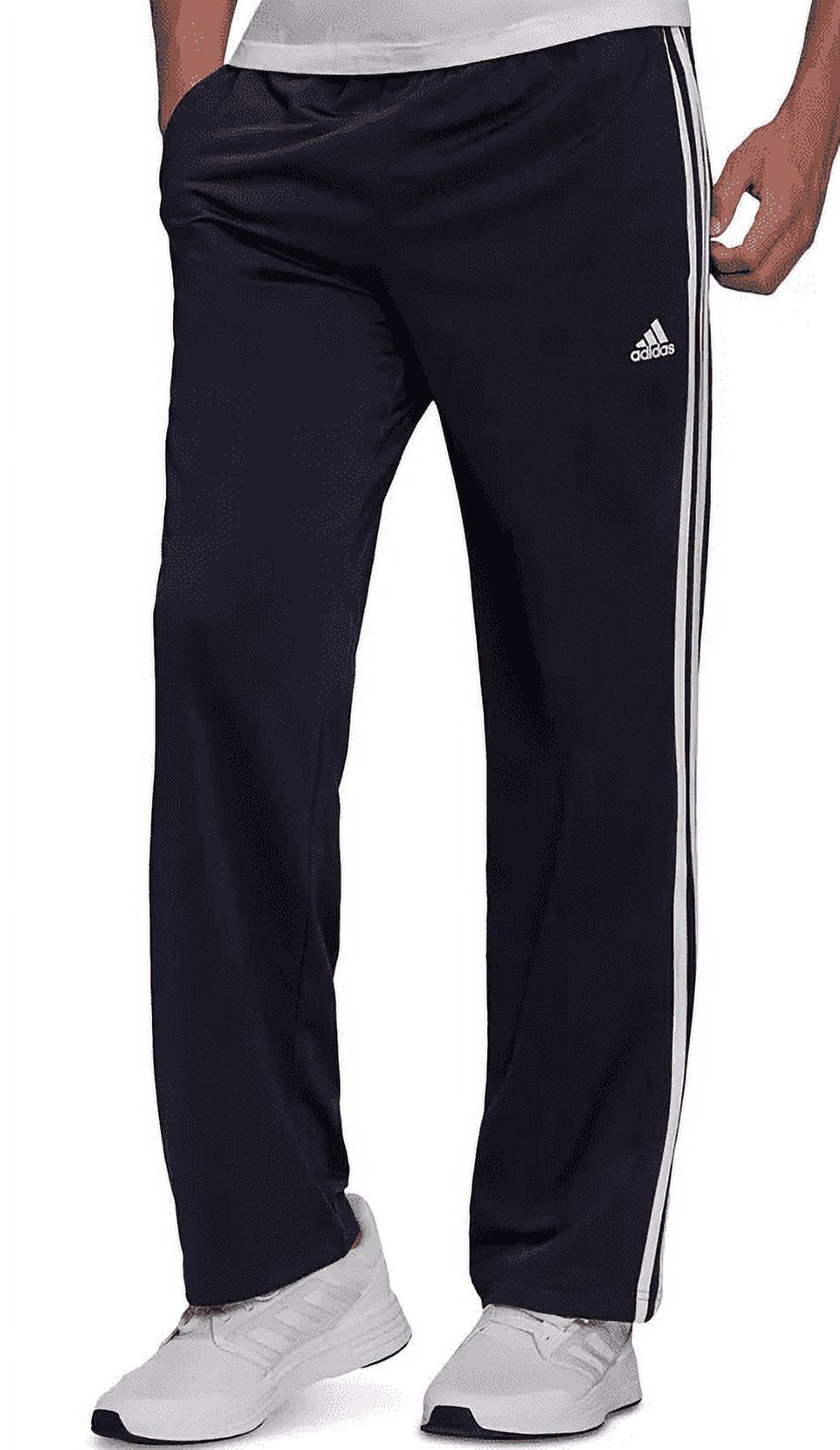 Adidas LEGEND INK/WHITE Men's Essentials 3Stripes Track Pants, US 3X