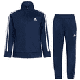 thumbnail image 1 of Adidas Little Boy's Navy Tracksuit Jacket Jogger Pant Set, Navy 7, 1 of 1