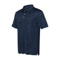 thumbnail image 1 of Adidas - Mélange Polo - A402 - Collegiate Navy Melange - Size: XL, 1 of 3