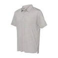 thumbnail image 1 of Adidas Golf Men's Lifetsyle Heather Polo Golf Shirt, Medium Mid Grey Melange -, 1 of 3
