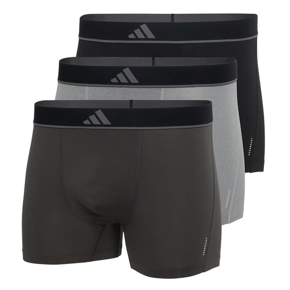 Adidas Men Boxer Shorts Polyester Multicoloured L