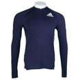 thumbnail image 1 of Adidas Men Half Zip Long Sleeve Tee, 1 of 3