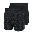thumbnail image 1 of Adidas Men Web Boxer Shorts Cotton Black S, 1 of 5