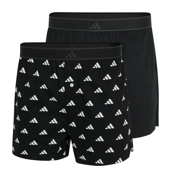 Adidas Men Web Boxer Shorts Cotton Multicoloured Xl