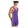 thumbnail image 1 of Adidas Men's 3 Side Stripes, XL, Purple/White, 1 of 1