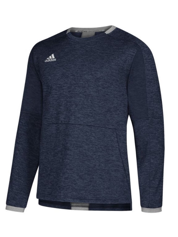 Men's Adult Fielders Choice Pullover Shirt Top Kangaroo Pocket (Navy S)