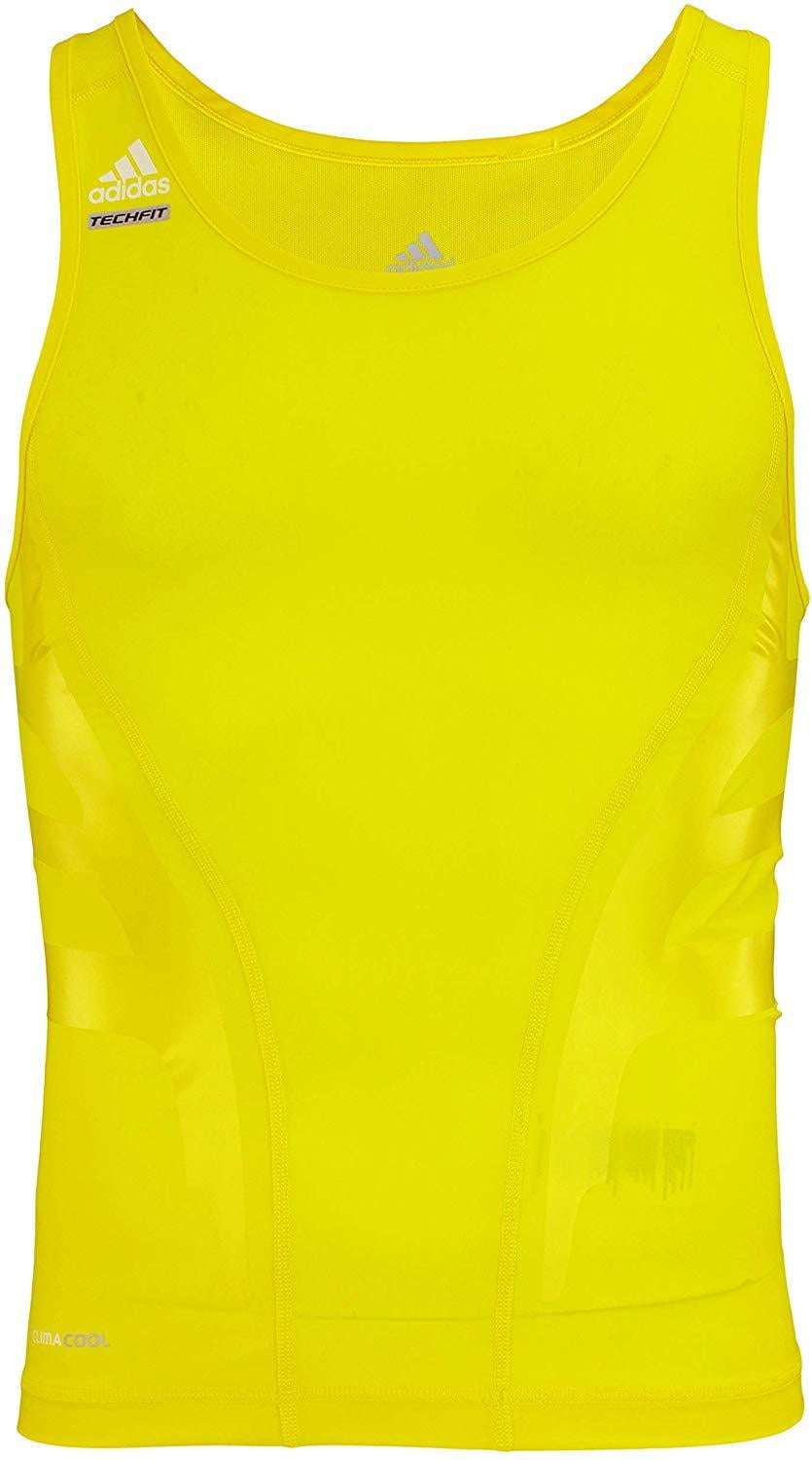 Adidas Men s Athletic Techfit Powerweb Compression Tank Color Options Walmart