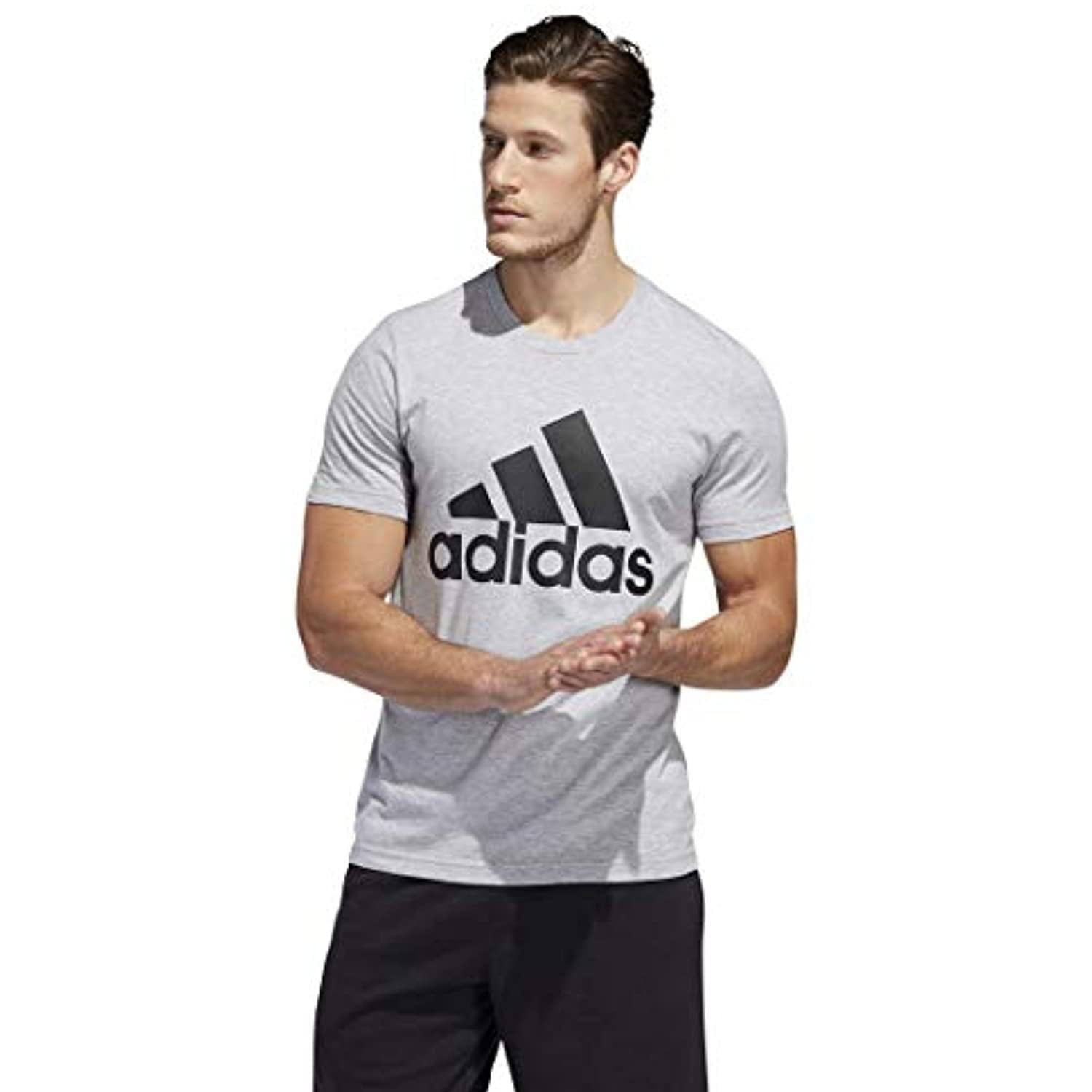 Adidas Men's Basic Bos Tee Sport Shirt T-Shirt Athletic Work Out