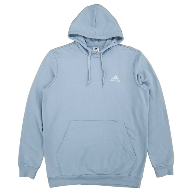 Adidas Men's Big Tall Light Blue Athletic Pullover Hoodie