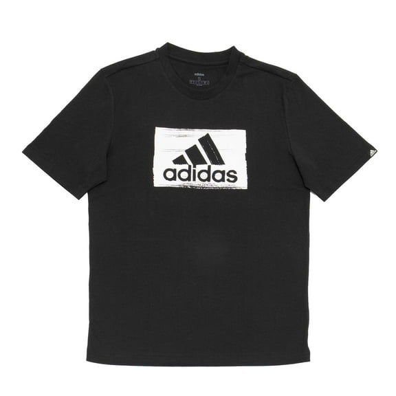 Adidas Men's Brushstroke Short Sleeve T-Shirt, Black  White,S - US