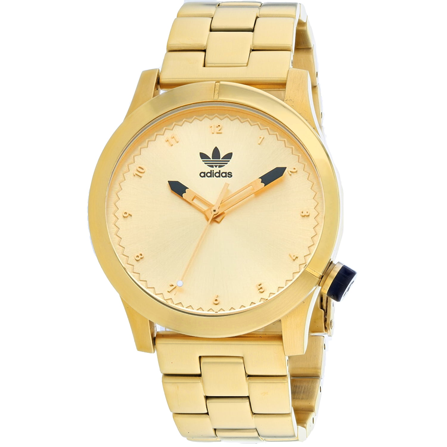 adidas watch white and gold