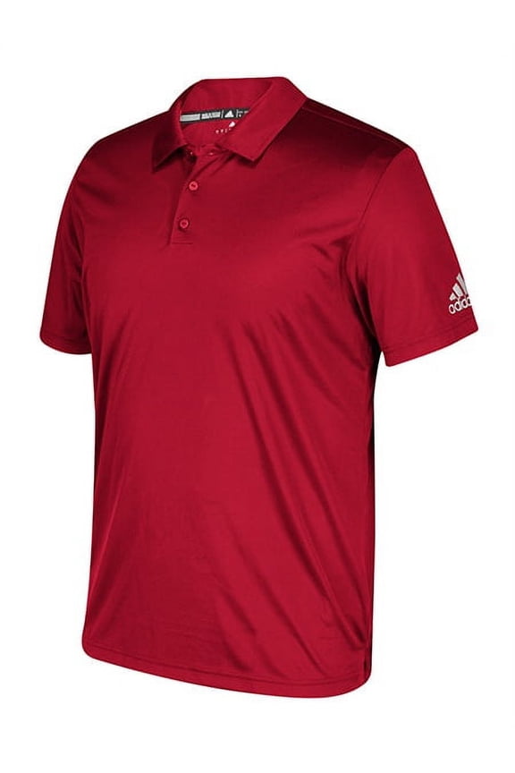 Men's Climalite Grind Polo MD Red | White