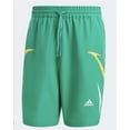 thumbnail image 1 of Adidas Men's- Colourblock Woven Shorts- Green Medium, 1 of 1