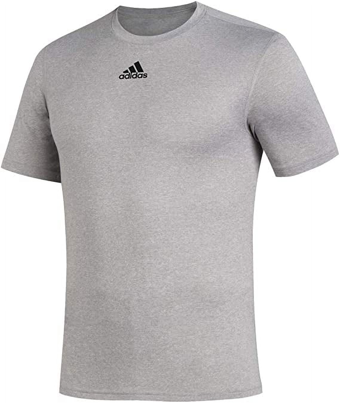 EK0074 Adidas Creator 4XL Medium Men\'s SS Athletic T-Shirt Heather/Black Grey