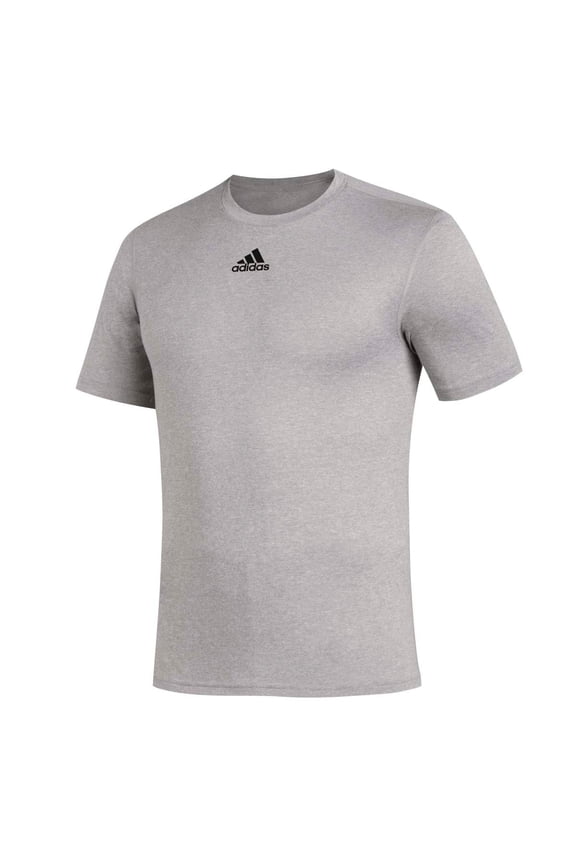 Men's Creator SS Athletic Tee T-Shirt Moisture Wick Drop Tail (Gray, XL)