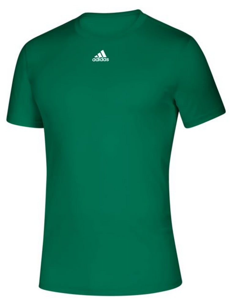 Adidas Men's Creator SS Athletic Tee T-Shirt Moisture Wick Drop Tail (Green 3XL)