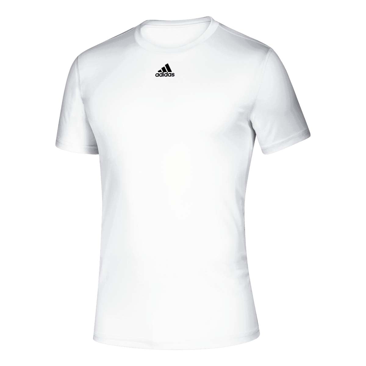 Adidas Men's Creator SS Athletic Tee T-Shirt Moisture Wick Drop Tail (White 2XL)