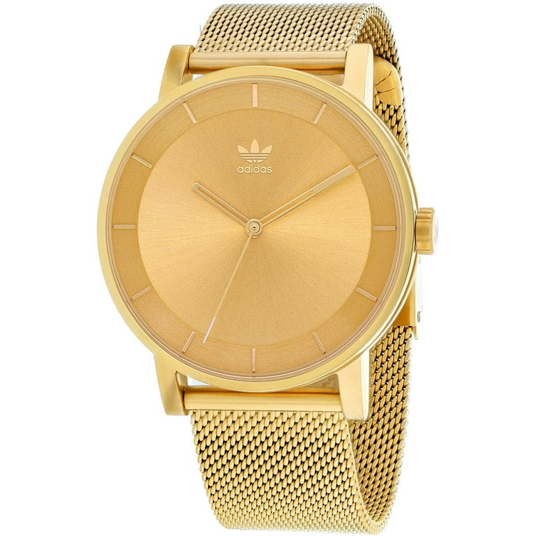 Adidas Men's District M1 Gold Dial Watch Z04-502
