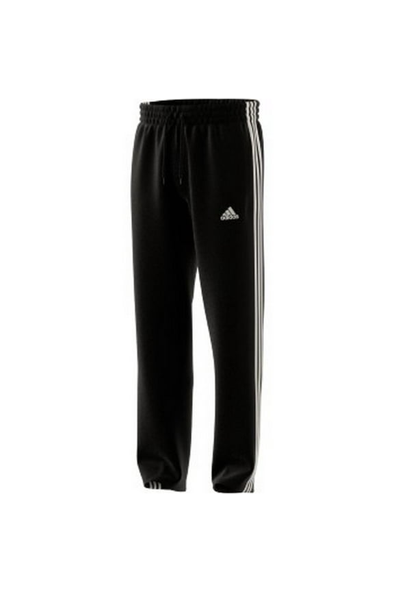 Men's Essential 3-Stripe Open Hem Fleece Pants