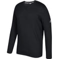 thumbnail image 1 of Adidas Men's Essential Fleece Pullover Crew Neck Sweatshirt - Black/White (L), 1 of 3
