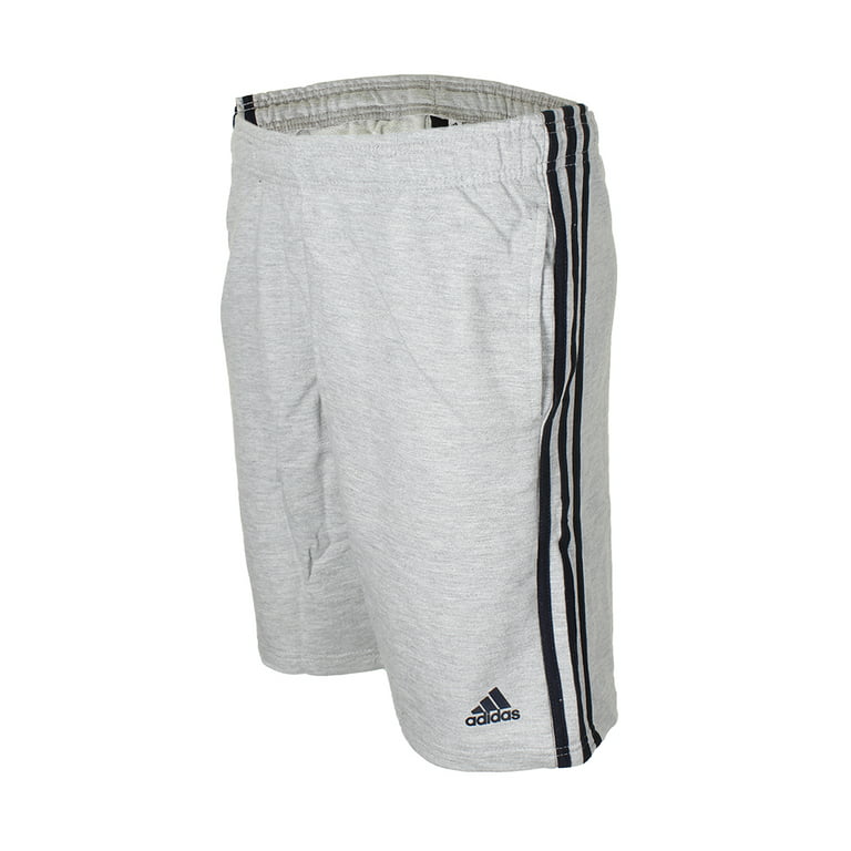 Adidas Men\'s Essential French Terry Shorts Heather Grey L