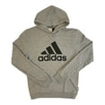thumbnail image 1 of Adidas Men's Essentials French Terry Big Logo Hoodie (Grey/Black, XL), 1 of 1