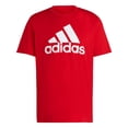 thumbnail image 1 of Adidas Men's Essentials Single Jersey Big Logo Tee L Scarlet, 1 of 4