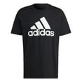 thumbnail image 1 of Adidas Men's Essentials Single Jersey Big Logo Tee S Black | White, 1 of 4