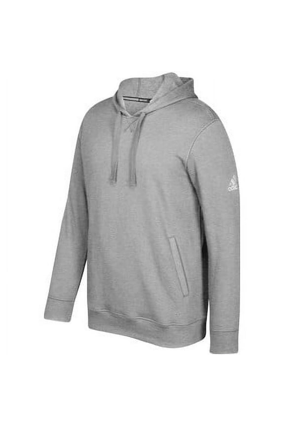 Men's Fleece Hoodie Gray Heather | White SM