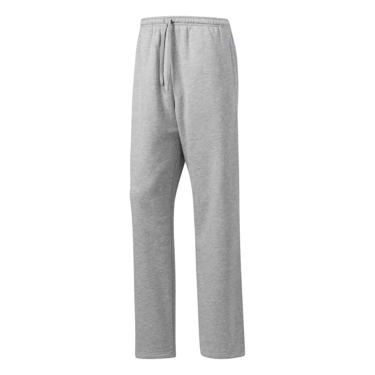 Adidas Men's Fleece Pant Gray Heather White MD