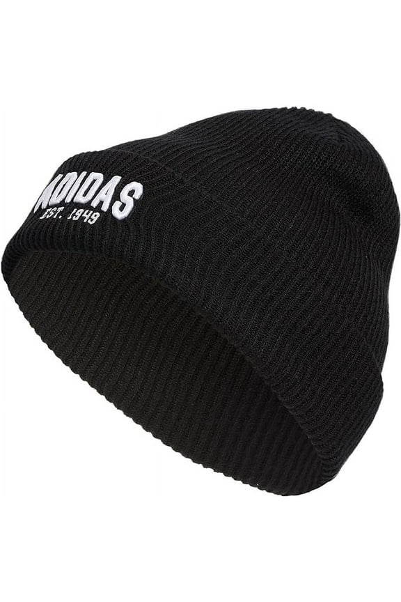 Men's Foundation 3 Inch Fold Beanie, Black, One Size