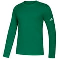 thumbnail image 1 of Adidas Men's Go To Performance Climalite Long Sleeve Active Tee Sport T-Shirt, Green, XS, 1 of 8