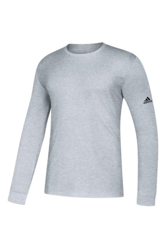 Men's Go To Performance Climalite Long Sleeve Active Tee Sport T-Shirt, Grey, XS