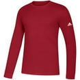 thumbnail image 1 of Adidas Men's Go To Performance Climalite Long Sleeve Active Tee Sport T-Shirt, Red, 2XL, 1 of 8