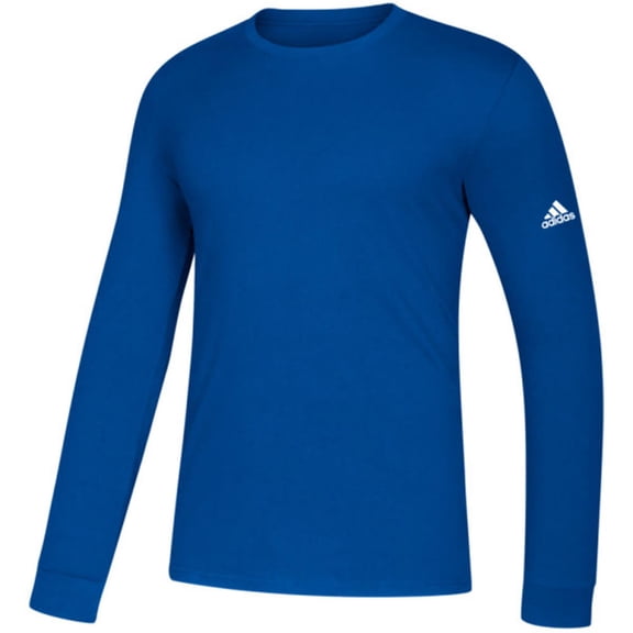 Adidas Men's Go To Performance Climalite Long Sleeve Active Tee Sport T-Shirt, Royal, 3XL